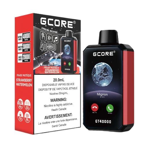 Gcore GT 40K 40000 Puffs Disposable Vape – STRAWBERRY WATERMELON