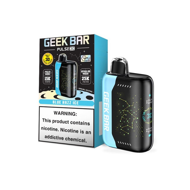 Geek Bar Pulse 25k Disposable Vape - Blue Razz Ice