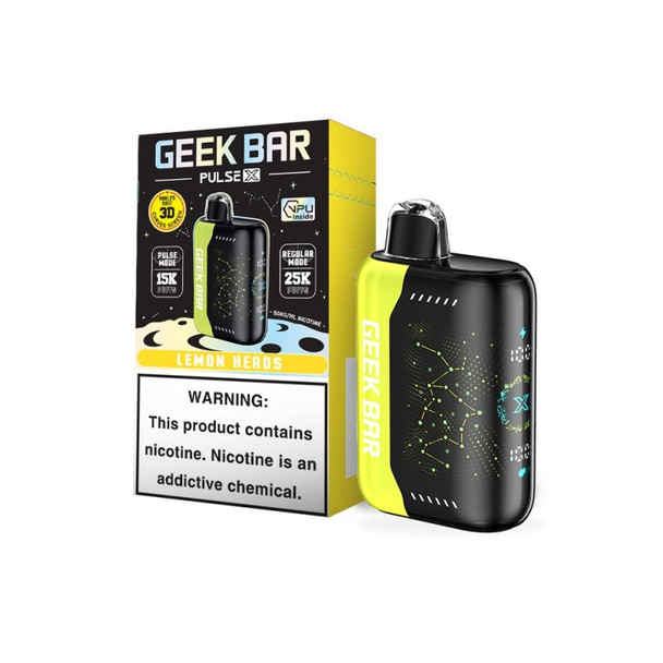 Geek Bar Pulse 25k Disposable Vape - Lemon Heads