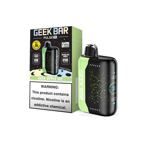 Geek Bar Pulse 25k Disposable Vape - Sour Apple Ice