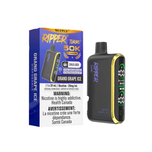 Grand-Grape-Ice-600x600-fotor-bg-remover-20250627201739.png Ripper Turbo 3 50K Puffs Disposable Vape - Grand Grape Ice