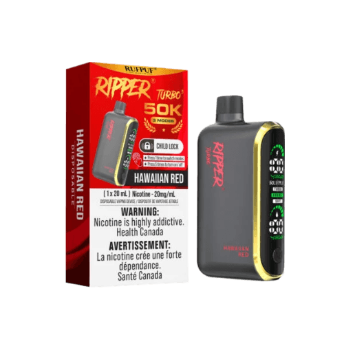 Ripper Turbo 3 50K Puffs Disposable Vape – Hawaiian-Red Ripper Turbo 3 50K Puffs Disposable Vape – Hawaiian-Red