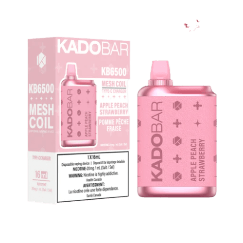 KadoBar6500DisposableVape-apple-peach-strawberry.png KADO BAR Intense 6500 Puffs Disposable Vape – Apple peach strawberry