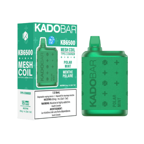 KadoBar6500DisposableVape-polar-mint.png KADO BAR Intense 6500 Puffs Disposable Vape – Polar Mint