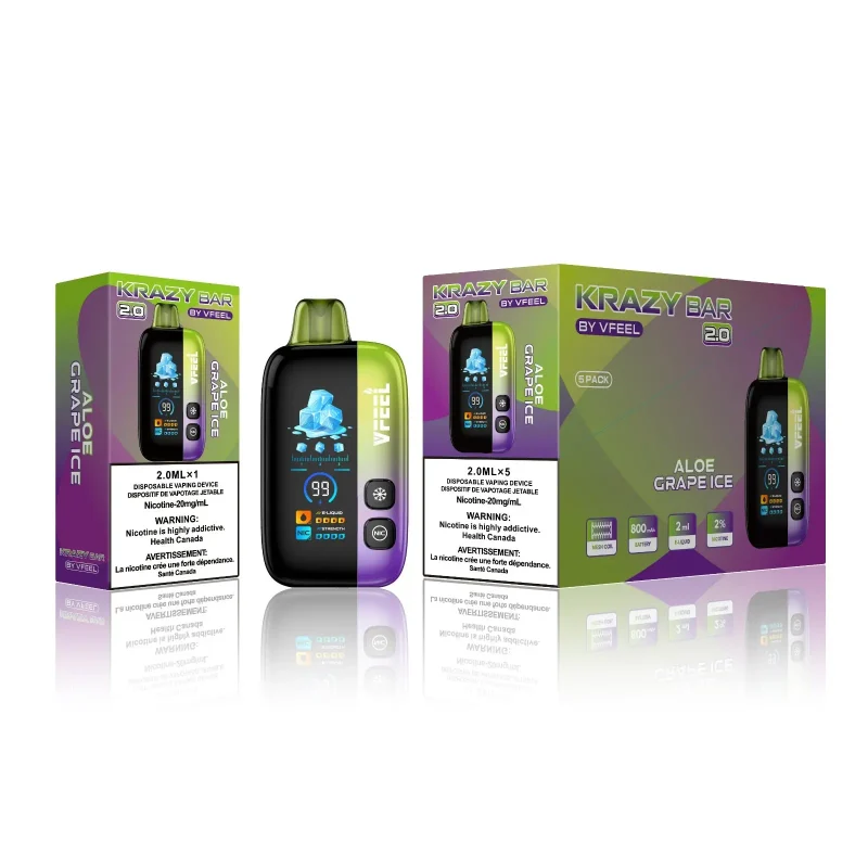 Krazy Bar 2.0 Aloe Grape Ice Krazy Bar 2.0 Aloe Grape Ice