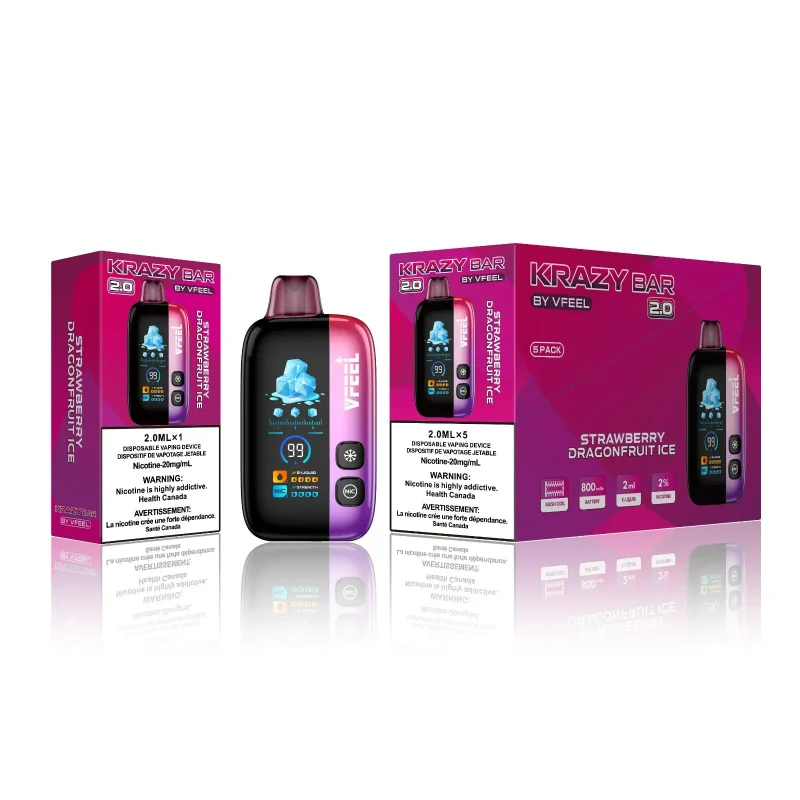 Krazy Bar 2.0 Strawberry-Dragonfruit-Ice Krazy Bar 2.0 Strawberry-Dragonfruit Ice