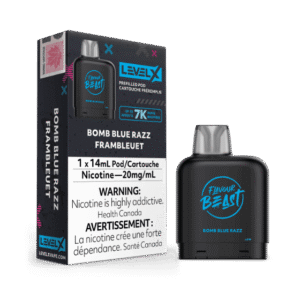 Flavour Beast Level X (7000 Puffs) Pods – Bomb Blue Razz