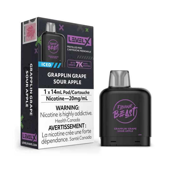 Flavour Beast Level X (7000 Puffs) Pods – Dope Double Kiwi