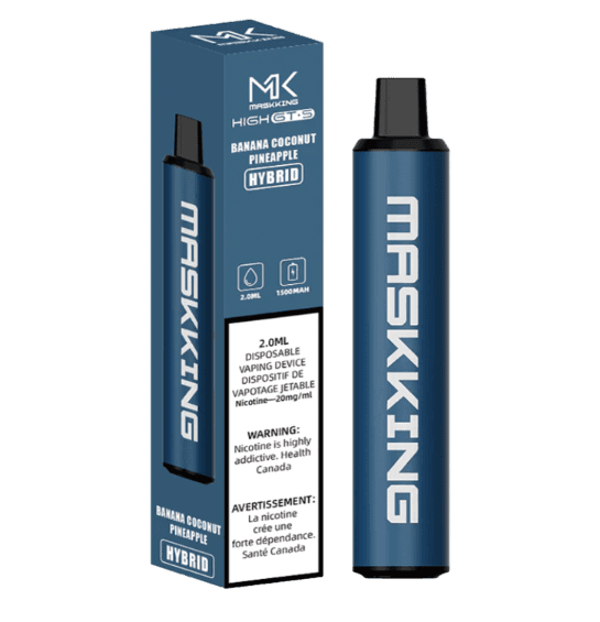MaskkingGTS_Banana-Coconut-Pineapple-min.png MaskKing masking (Hybrid) 3500 Puffs Disposable Vape – Banana Coconut Pineapple