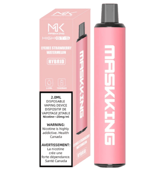 MaskkingGTS_StrawLycheeWatermelon-min.png MaskKing masking (Hybrid) 3500 Puffs Disposable Vape – Straw Lychee Watermelon