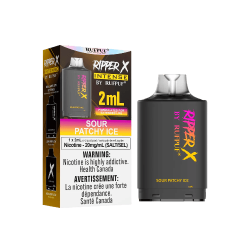 RUFPUF Ripper X Intense 50K Puffs Pods – SOUR PATCHY ICE