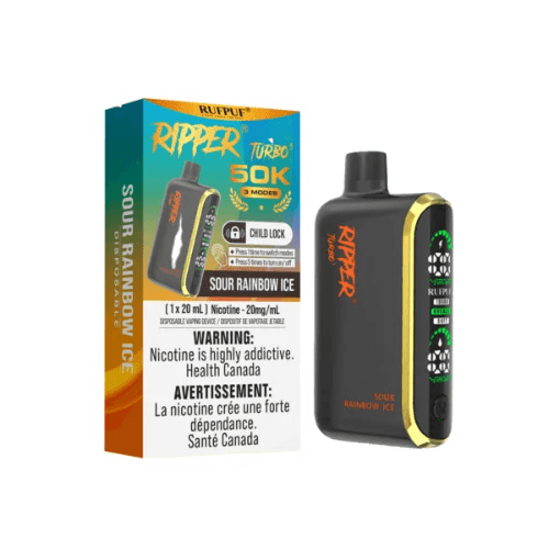 Ripper Turbo 3 50K Puffs Disposable Vape – Sour RAINBOW ICE Ripper Turbo 3 50K Puffs Disposable Vape – Sour RAINBOW ICE