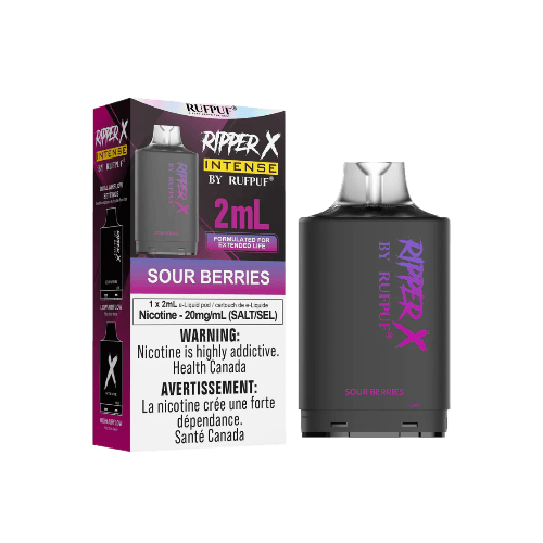 RUFPUF Ripper X Intense 50K Puffs Pods – Sour berries