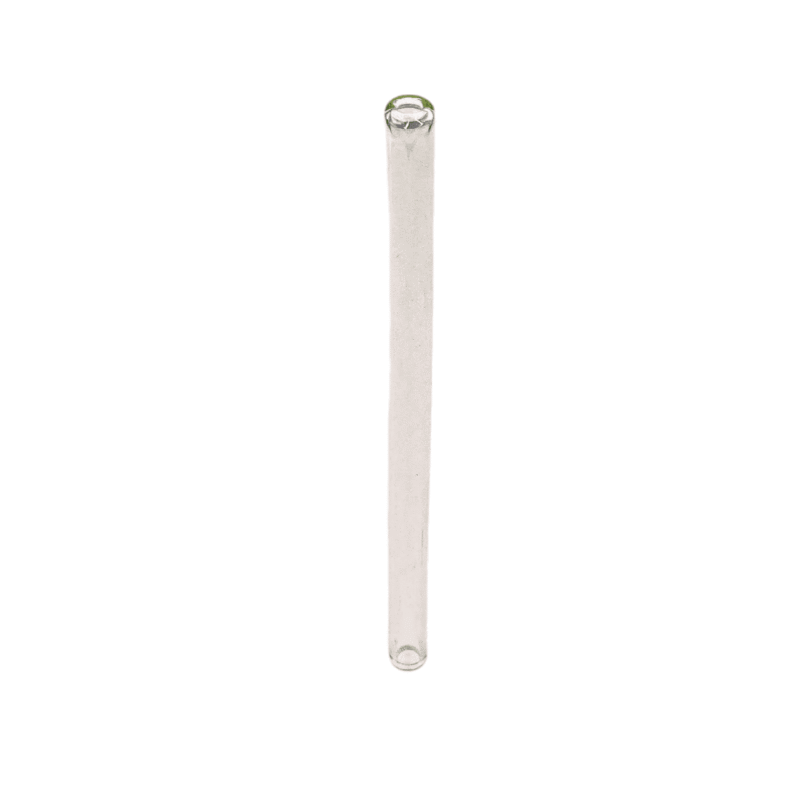 Straight-pipe-5-inch.png Pyrex Glass Straight Crack Smoking Pipe Tube - 6 Inch
