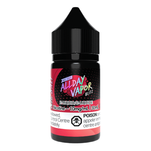 Allday Vapor Salt Nic Vape Juice 30ML – Blitz , 20mg