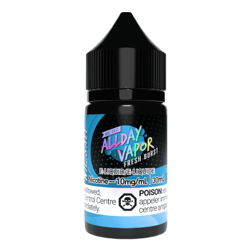 Allday Vapor Salt Nic Vape Juice 30ML – Fresh Burst, 20mg