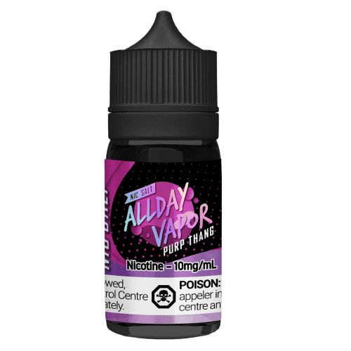 Allday Vapor Salt Nic Vape Juice 30ML – Purp Thang, 20mg