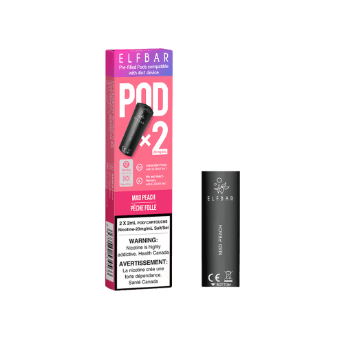 Elf Bar 4In1 Pods - 2*Pods – Mad Peach