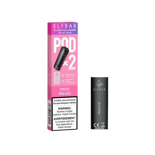 Elf Bar 4In1 Pods - 2*Pods – Peach ice