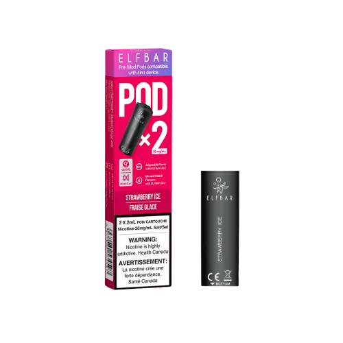 Elf Bar 4In1 Pods - 2*Pods – Strawberry ice