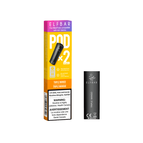 Elf Bar 4In1 Pods - 2*Pods – Triple Mango