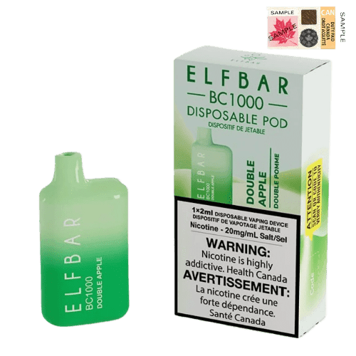 elf-bar-bc1000-double-apple-min.png Elf Bar BC1000 Puffs Disposable Vape – Double apple