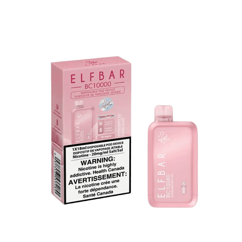 elf-bar-bc10000-10k-puffs-strawberry-ice-min.png Elf Bar BC10000 (10K) Puffs Disposable Vape – Blue Razz Ice –Strawberry ice