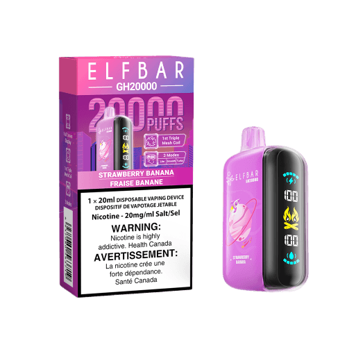 20000 puff disposable vape with nicotine Elf Bar GH20000 Disposable Vape Canada - $38.99