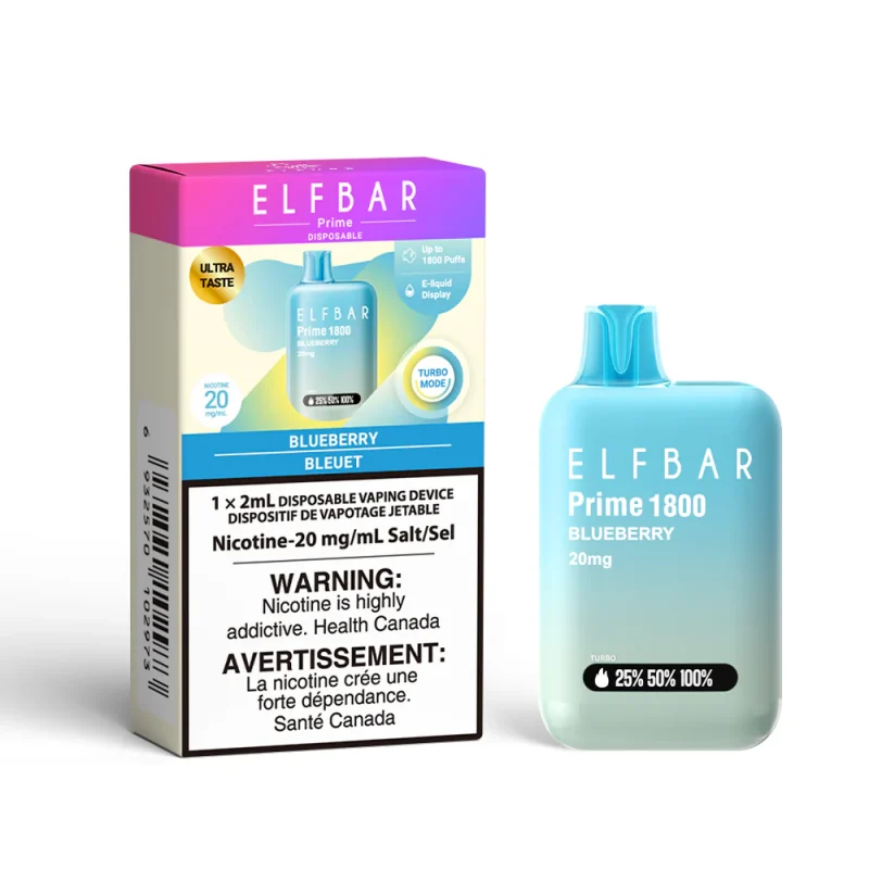 elf bar prime 1800 Blue Berry Sour