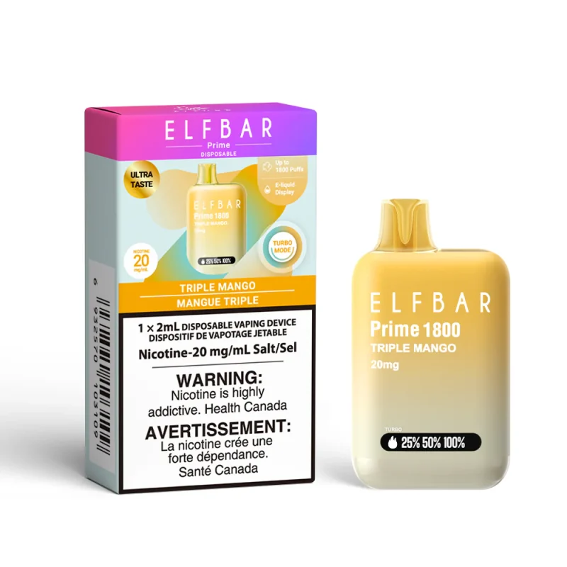 elf bar prime 1800 Triple Mango