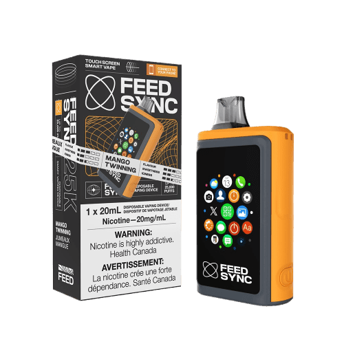 feed-sync-25k-mango-twinning.png FEED SYNC 25k 25000 Puffs Disposable Vape – Mango twinning