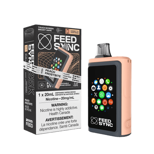 feed-sync-25k-peach-frostbite.png FEED SYNC 25k 25000 Puffs Disposable Vape – Peach frostbite