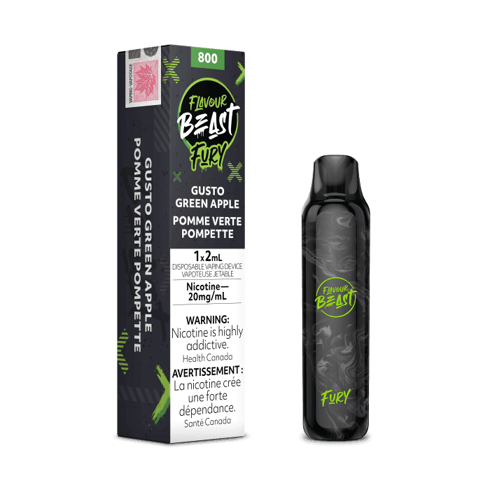 Flavour Beast Fury 800 – Gusto Green Apple