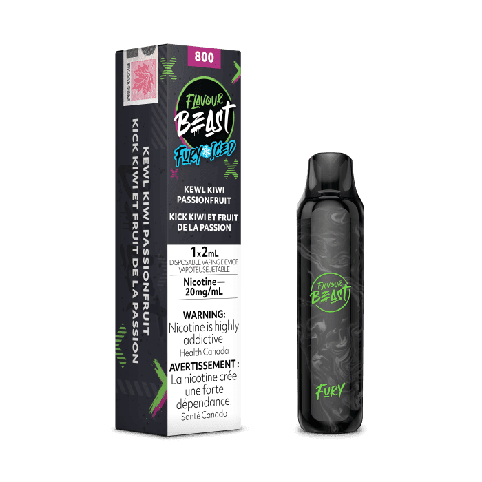 Flavour Beast Fury 800 – Kewl Kiwi Passion fruit