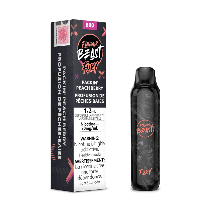 Flavour Beast Fury 800 – Packin Peach Berry