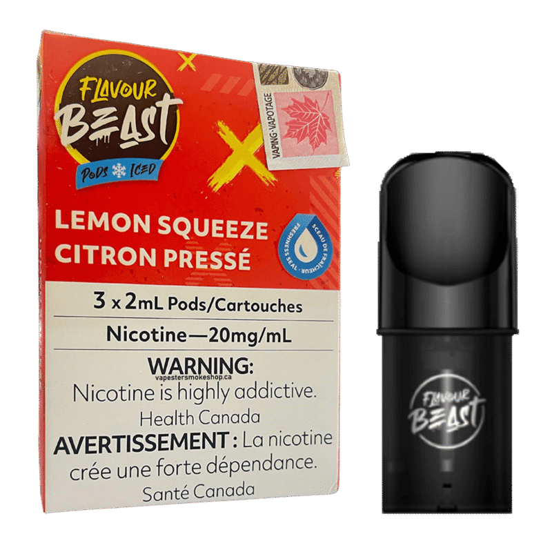 flavour-beast-pod-lemon-squeeze-iced.png Flavour Beast Pod - Lemon Squeeze Iced (3*2ML Pods)