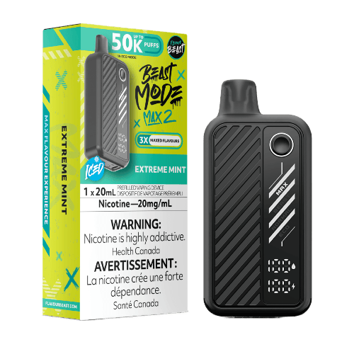Flavour Beast Beast Mode Max 2 50K Puffs Disposable Vape – Extreme Mint Flavour Beast Beast Mode Max 2 50K Puffs Disposable Vape – Extreme Mint