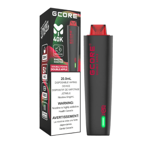 gcore-hookah-40k-double-apple.png GCORE Hookah 40K Puffs Disposable Vape (Freebase) – double apple