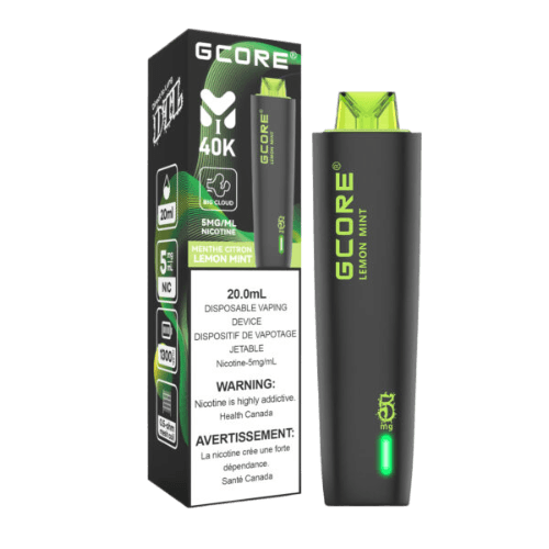 gcore-hookah-40k-lemon-mint.png GCORE Hookah 40K Puffs Disposable Vape (Freebase) – lemon mint