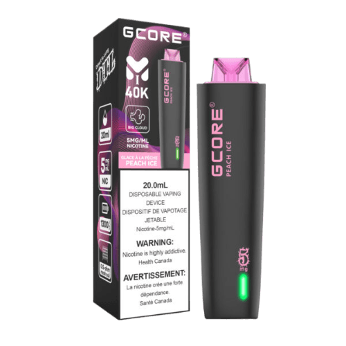 gcore-hookah-40k-peach-ice.png GCORE Hookah 40K Puffs Disposable Vape (Freebase) – peach-ice
