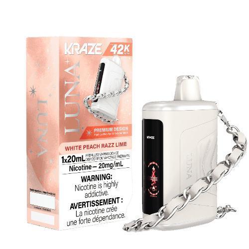 Kraze Luna 42k Disposable Vape – White Peach Razz Lime Kraze Luna 42k Disposable Vape – White Peach Razz Lime