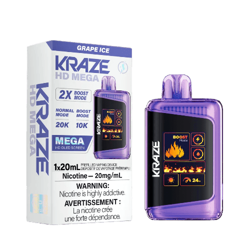 kraze_hd_mega_apr2024-render-fam_20mg_grapeice_1-fotor-bg-remover-2025070423637-min.png Kraze HD Mega 20K Disposable Vape – Grape Ice