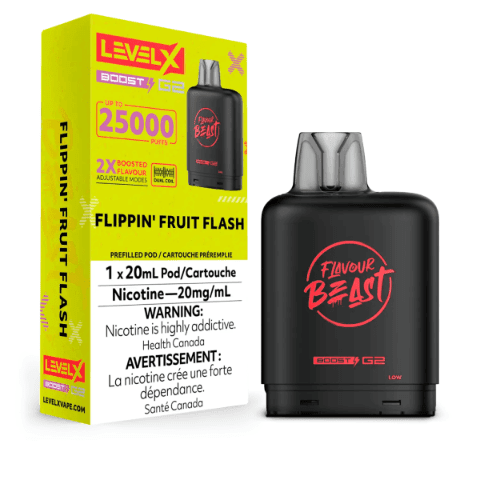 Flavour Beast Level X Boost G2 25000(25K) Pods –Flippin' Fruit Flash