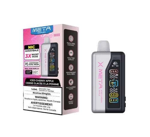 Meta Nicflex 40k 40000 Puffs Disposable Vape – Iced cherry apple