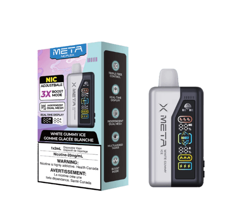 Meta Nicflex 40k 40000 Puffs Disposable Vape – white gummy ice