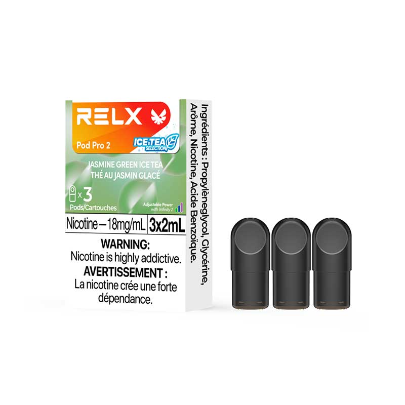 RELX Pod Pro 2 - 3 Pods/Pack – Jasmine green ice tea