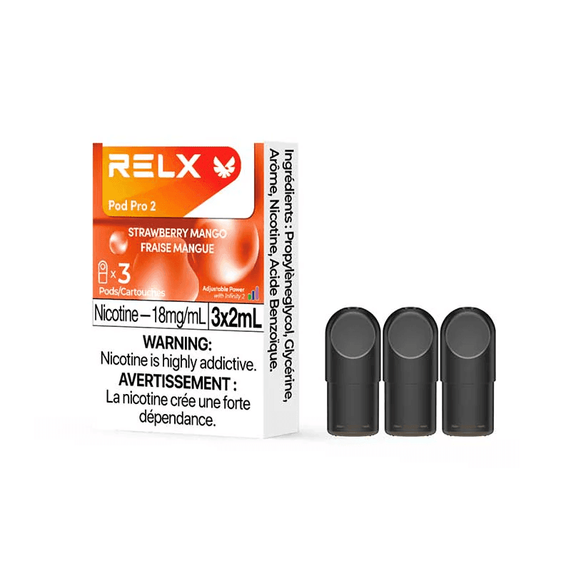 RELX Pod Pro 2 - 3 Pods/Pack – Strawberry mango