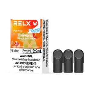 RELX Pod Pro 2 - 3 Pods/Pack – Lemon iced tea