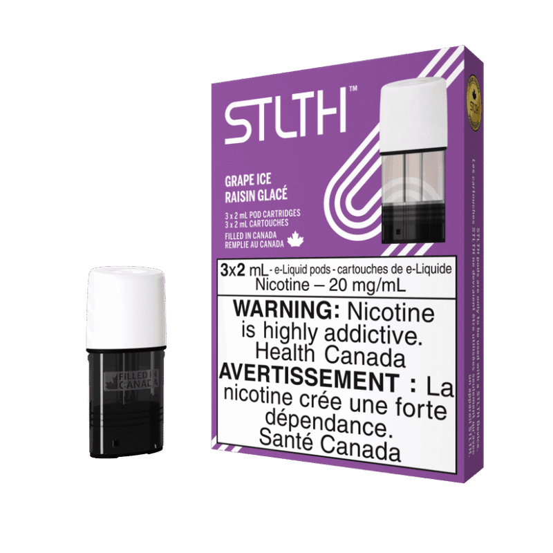 Stlth Pods - NEW Flavors – GRAPE ICE