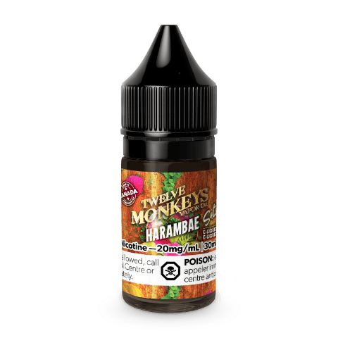 twelve-monkey-nic-salt-Harambae-30ml.png Twelve Monkey Nic Salt Vape Juice 30ML – Harambae